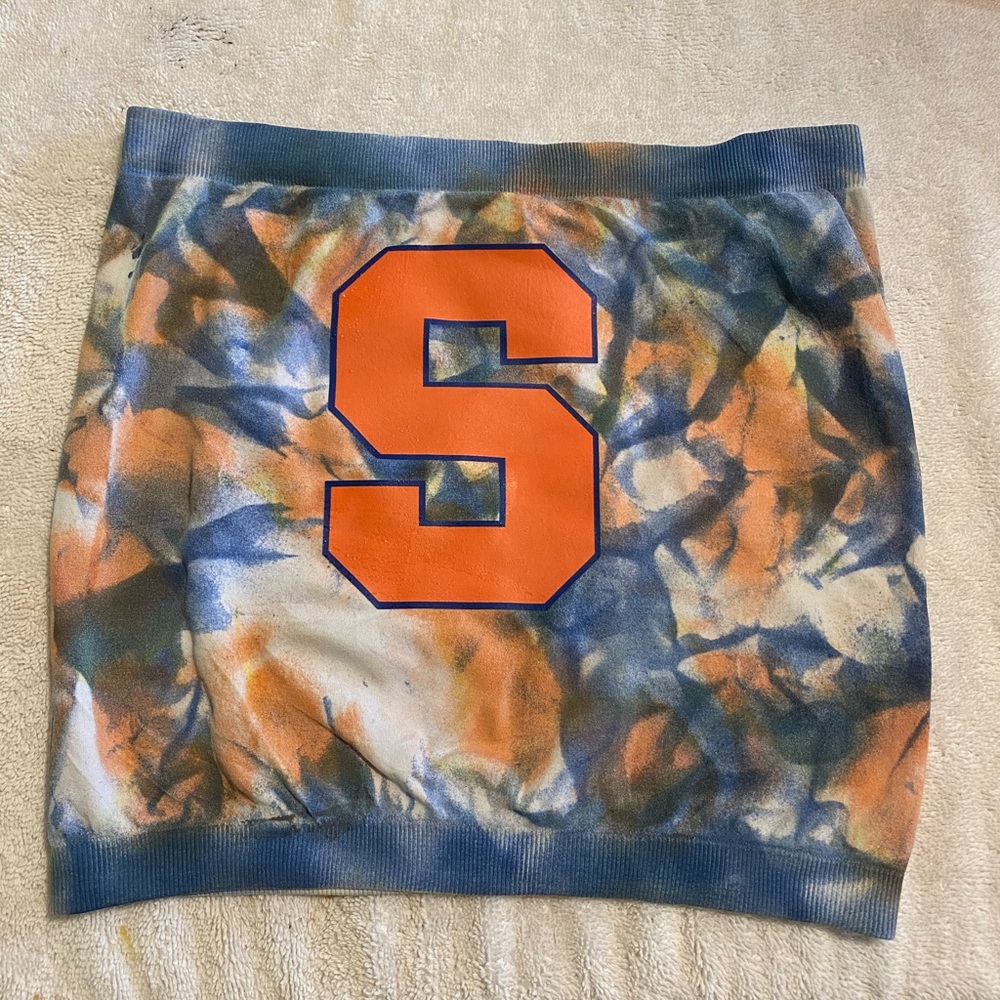 Syracuse S tie dye tube top